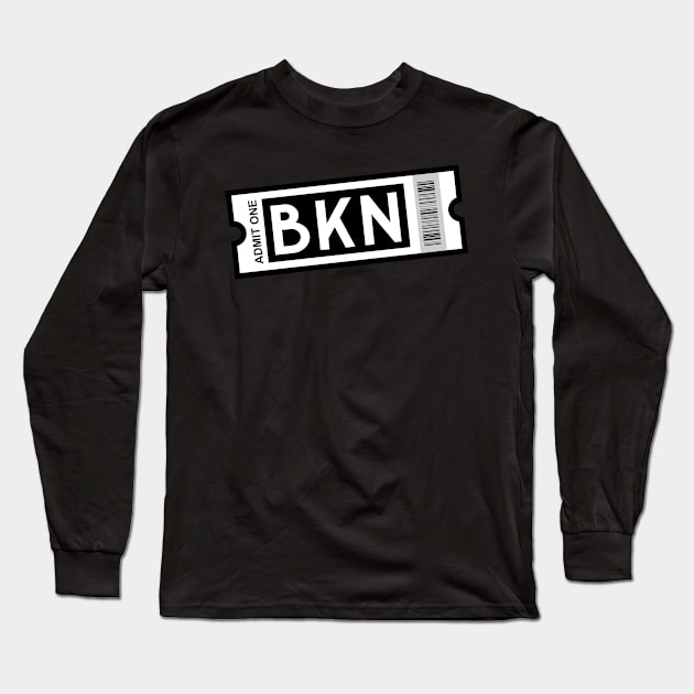 BKN Ticket Long Sleeve T-Shirt by CasualGraphic